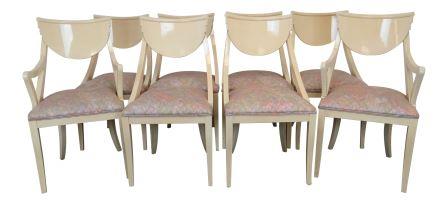 edgebrookhouse - Vintage 1980s Pietro Costantini for Ello Furniture Dining Chairs - Set of 8