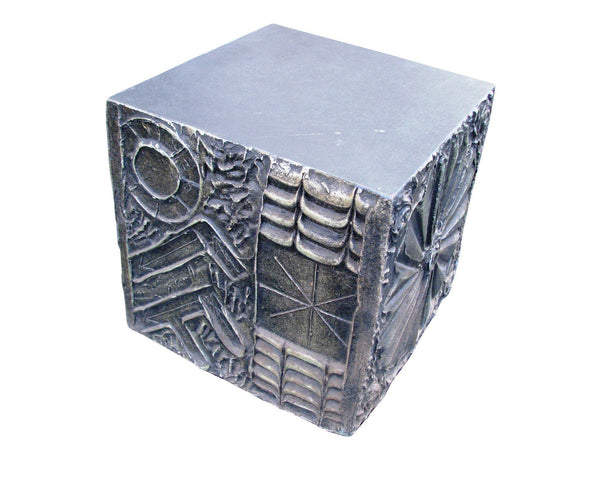 edgebrookhouse - Vintage Adrian Pearsall Resin Brutalist Cube Table