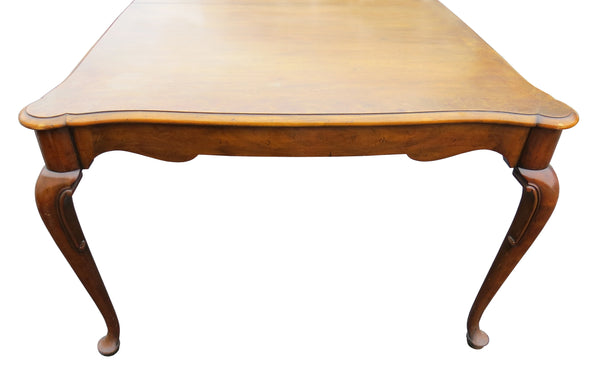 edgebrookhouse - Vintage Baker Furniture Co "Collector's Choice" Queen Anne Dining Table with Leaves