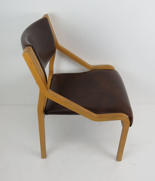 edgebrookhouse - Vintage Mid-Century Modern Thonet Krona Side Chairs - a Pair