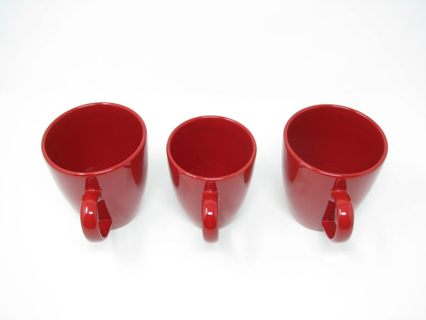 edgebrookhouse - Waechtersbach Germany Fun Factory Red Latte Mugs - 3 Pieces