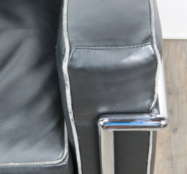 edgebrookhouse - Cassina Le Corbusier LC2 Black Leather Club Chair