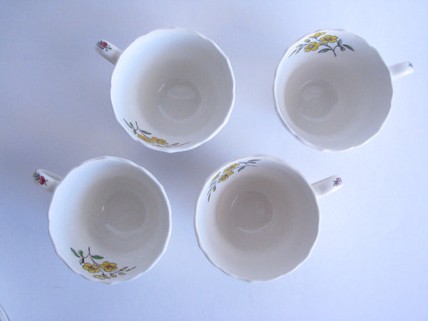 edgebrookhouse - Vintage Spode Gainsborough Cups and Saucers - Set of 4