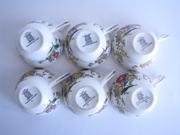 edgebrookhouse - Vintage Spode Gainsborough Cups and Saucers - Set of 6