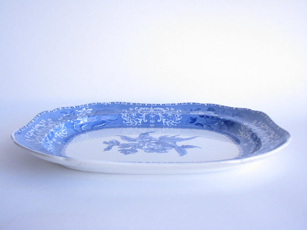 edgebrookhouse - Early 20th Century Spode Camilla Blue and White Large Serving Platter