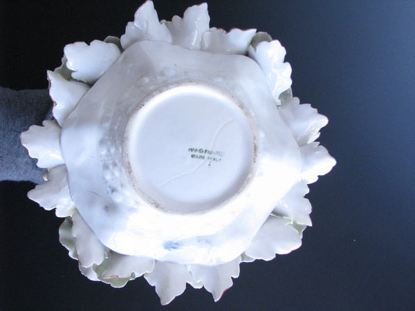 edgebrookhouse - Vintage Capodimonte Style Porcelain Floral Arrangement