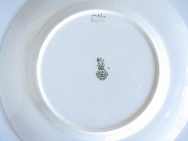 edgebrookhouse - 1930s Royal Doulton Hand Painted Freshwater Fish Dinner Plates Made in England - Set of 12