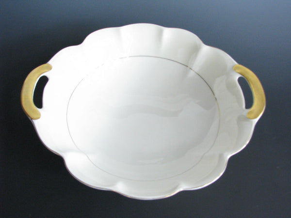 edgebrookhouse - 1950s Theodore Haviland New York Leeds Platter and Concord Serving Bowl
