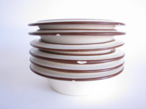 edgebrookhouse - 1960s Fabrik Pottery Spokane Bowls Designed by Jim McBride - Set of 6