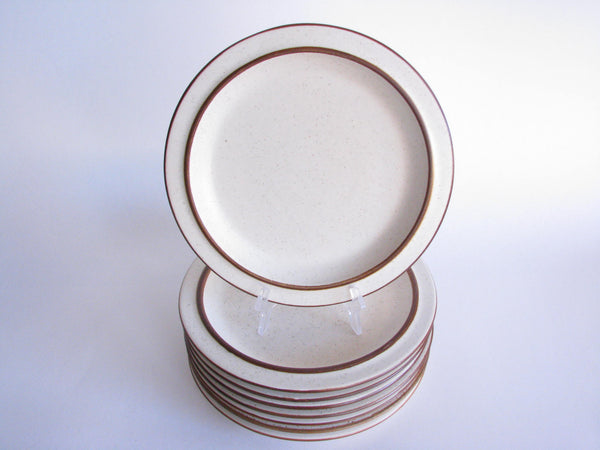 edgebrookhouse - 1960s Fabrik Pottery Spokane Dinner Plates Designed by Jim McBride - Set of 8