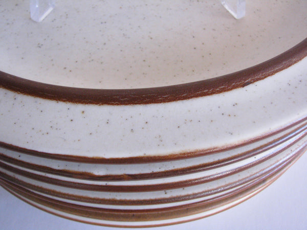 edgebrookhouse - 1960s Fabrik Pottery Spokane Dinner Plates Designed by Jim McBride - Set of 8