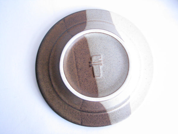 edgebrookhouse - 1980s Fabrik Pottery Agate Pass Bread Plates Designed by Jim McBride - Set of 7