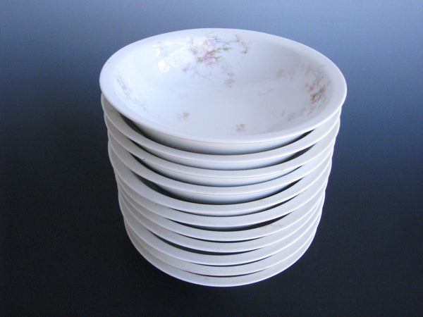 edgebrookhouse - Antique Theodore Haviland Limoges Lucille Hand-Painted Bowls - Set of 10