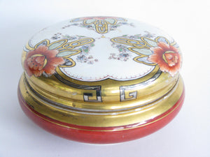 edgebrookhouse - Antique William Guerin & Co. Limoges France Porcelain Art Nouveau Powder Box