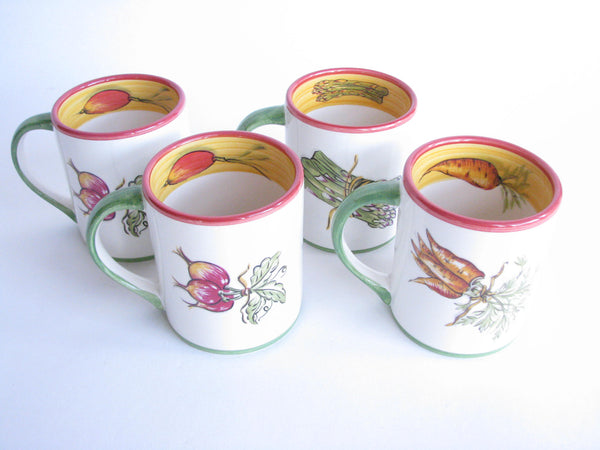 edgebrookhouse - Essex Collection Primavera Mugs by Kate Williams and Made in Portugal by Raul de Bernarda - Set of 4