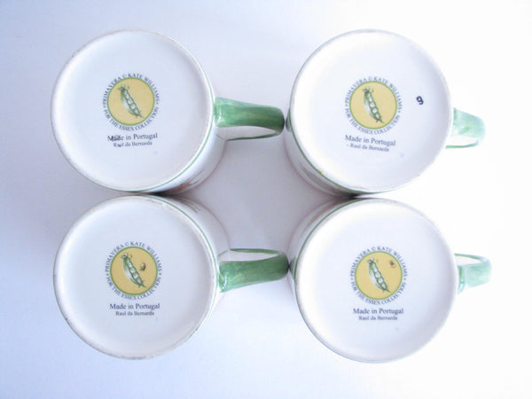 edgebrookhouse - Essex Collection Primavera Mugs by Kate Williams and Made in Portugal by Raul de Bernarda - Set of 4
