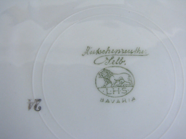 edgebrookhouse - Hutschenreuther Selb Bavaria Floral Edwardian Style Dinner Plates - Set of 6