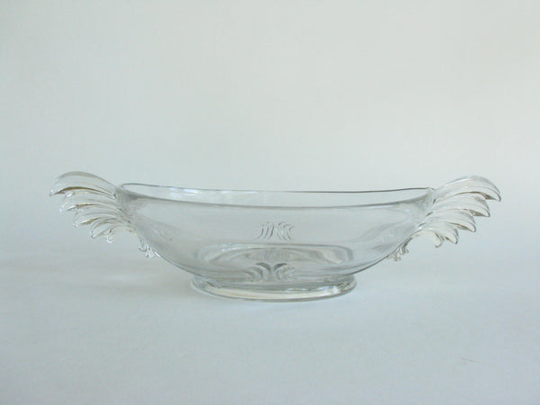 edgebrookhouse - Vintage Fostoria Baroque Glass Wing Art Deco Bowl