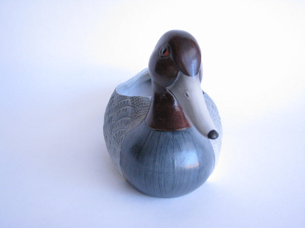 edgebrookhouse - Vintage Hand-Painted Ceramic Duck Shaped Planter