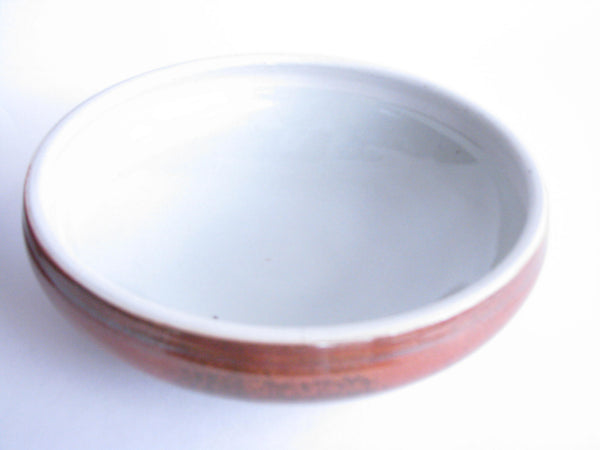 edgebrookhouse - Vintage Handmade Art Pottery Round Lidded Bowl / Trinket Box Signed DH
