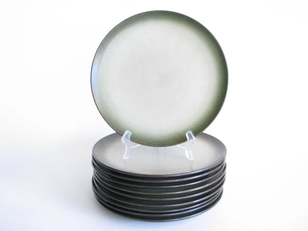 edgebrookhouse - Vintage Heath Ceramics Sea and Sand Coupe Dinner Plates - Set of 10