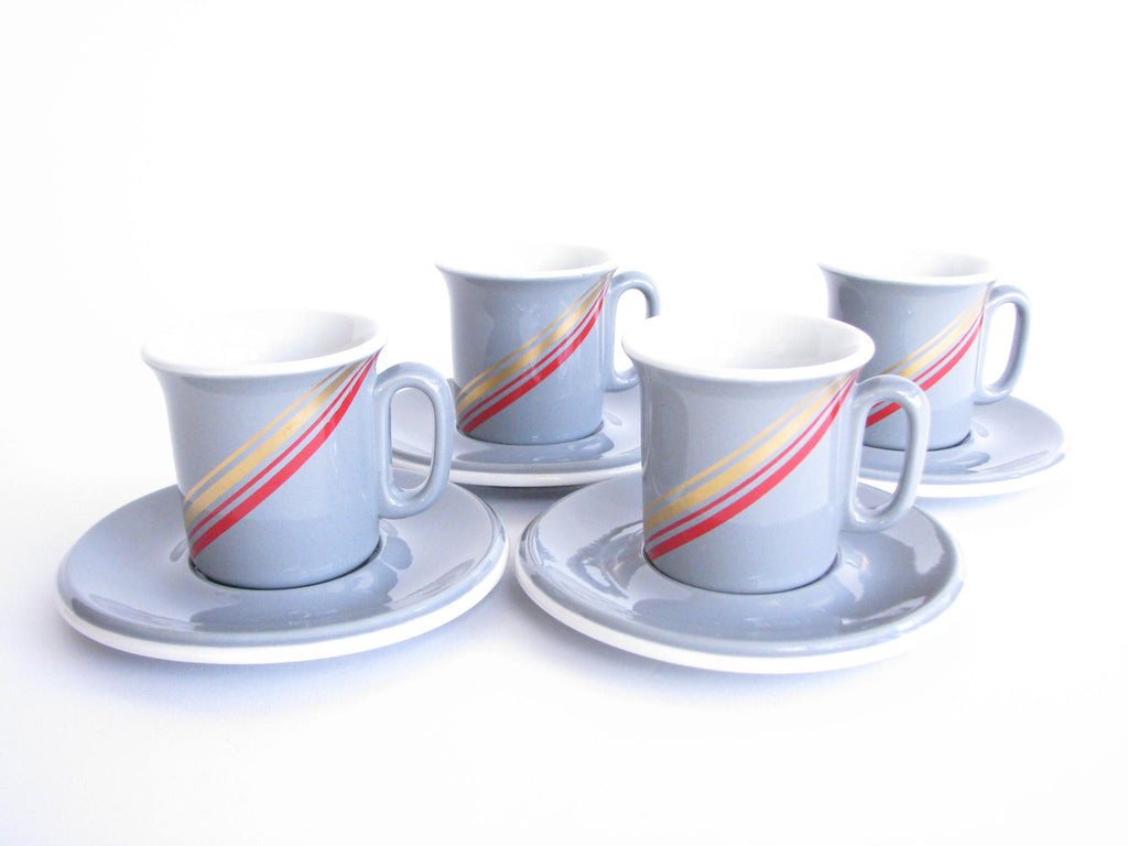 Vintage Retro ACF Italy Espresso Cup and Saucer Set