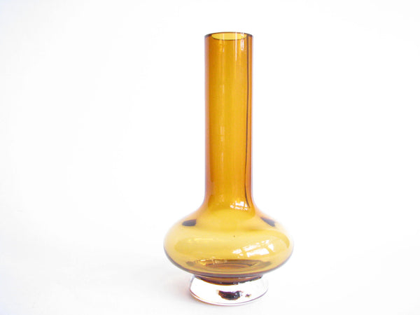 edgebrookhouse - Vintage Waterford Marquis Amber Samba Crystal Bud Vase
