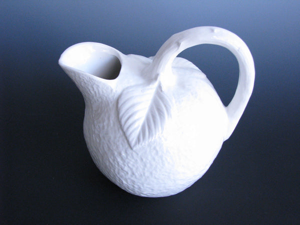 edgebrookhouse - Vintage White Ceramic Lemon Pitcher Made in Italy by Ancora