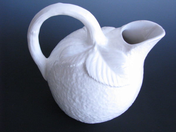 edgebrookhouse - Vintage White Ceramic Lemon Pitcher Made in Italy by Ancora