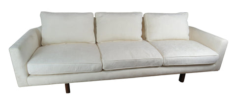 edgebrookhouse - edward wormley for dunbar mid century modern white curved corner sofa