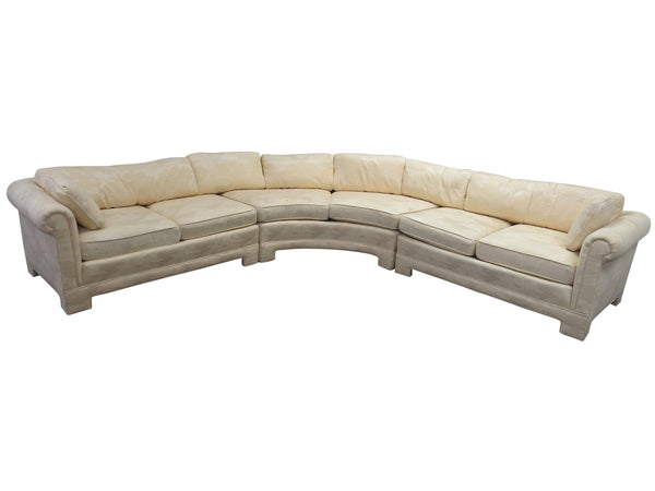 edgebrookhouse - vintage l shaped sectional sofa by century furniture