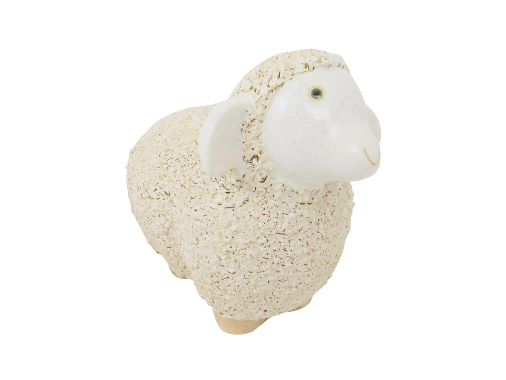 Vintage Woodlodge English Garden Glazed Ceramic Standing Sheep
